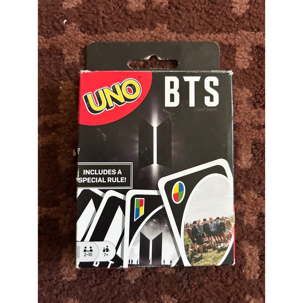 Mattel UNO BTS Card Game Special Edition K-Pop Bangtan Boys GDG35